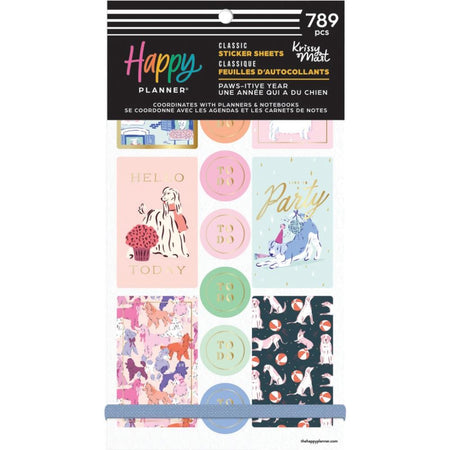 Me & My Big Ideas Happy Planner Sticker Value Pack - Paws-Itive Year
