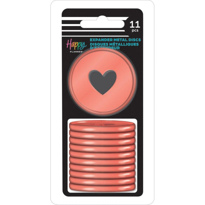 Me & My Big Ideas Happy Planner - Metal Expander Discs Coral
