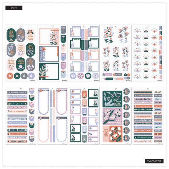 Me & My Big Ideas Happy Planner Sticker Value Pack - Petals & Plans