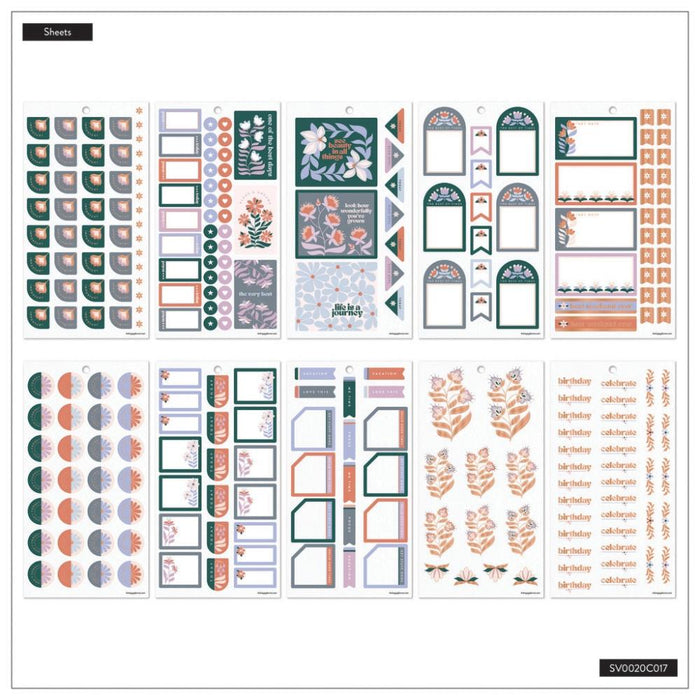 Me & My Big Ideas Happy Planner Sticker Value Pack - Petals & Plans