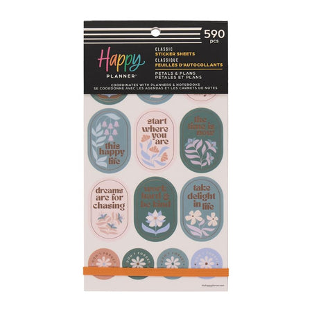 Me & My Big Ideas Happy Planner Sticker Value Pack - Petals & Plans