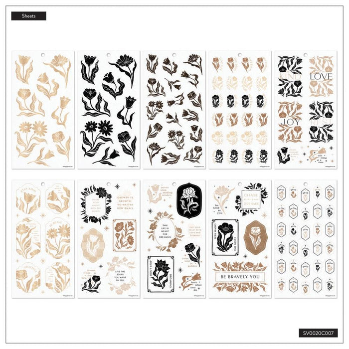 Me & My Big Ideas Happy Planner Sticker Value Pack - Krafted Florals