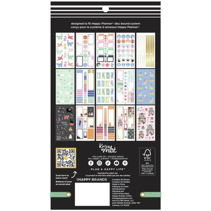 Me & My Big Ideas Happy Planner Sticker Value Pack - Purr-fect Year