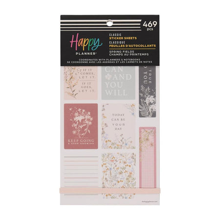 Me & My Big Ideas Happy Planner Sticker Value Pack - Spring Fields