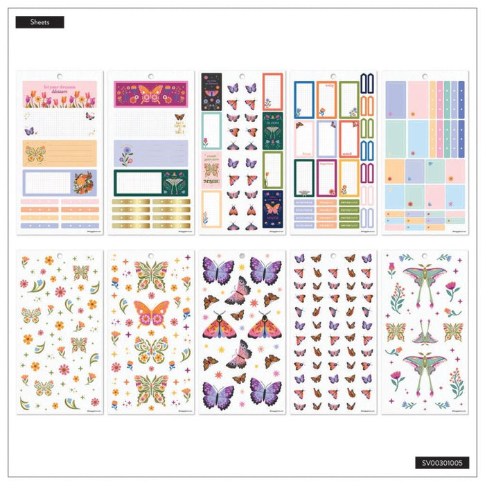 Me & My Big Ideas Happy Planner Sticker Value Pack - Mystic Blooms Mini