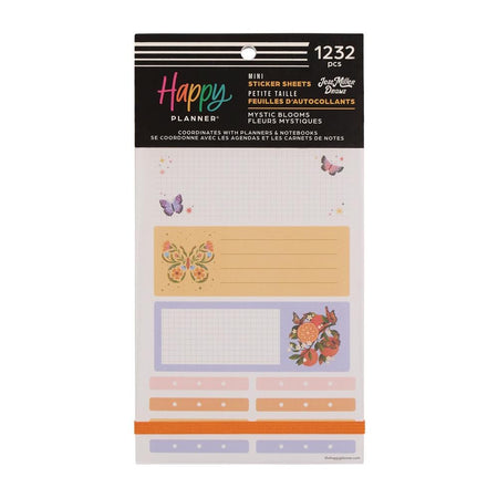 Me & My Big Ideas Happy Planner Sticker Value Pack - Mystic Blooms Mini