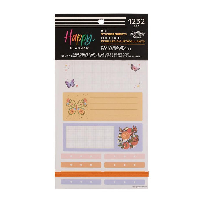 Me & My Big Ideas Happy Planner Sticker Value Pack - Mystic Blooms Mini