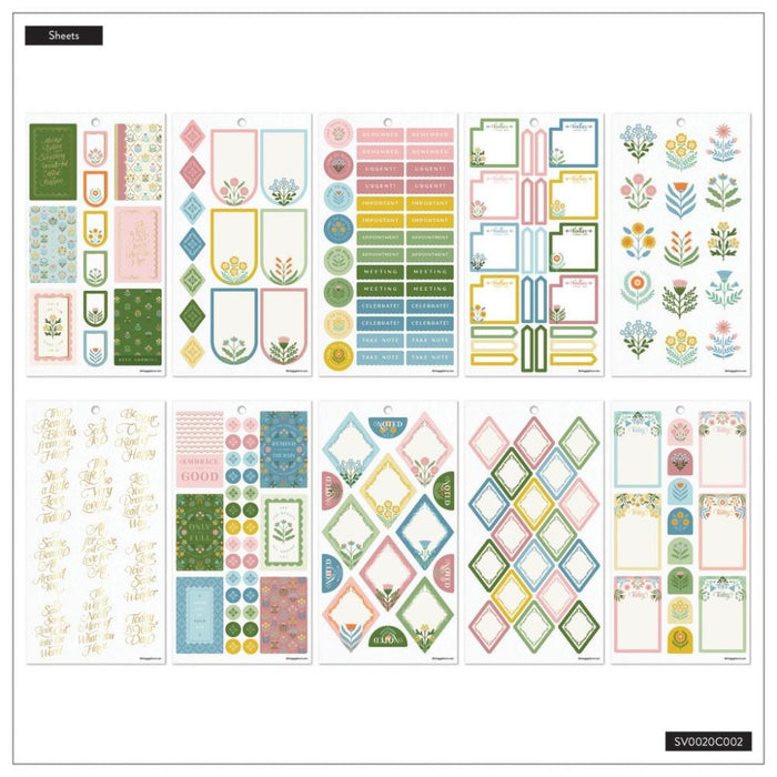 Me & My Big Ideas Happy Planner Sticker Value Pack - Cottage Charm
