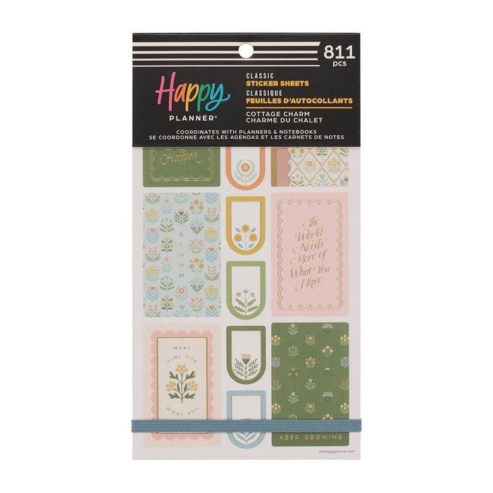 Me & My Big Ideas Happy Planner Sticker Value Pack - Cottage Charm