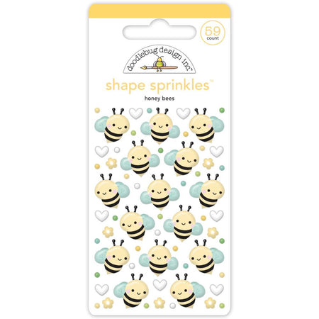 Doodlebug Bee Happy - Honey Bee Shape Sprinkles