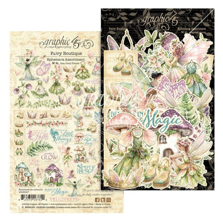 Graphic 45 Fairy Boutique - Ephemera Set