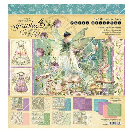 Graphic 45 Fairy Boutique - 8x8 Collection Pack