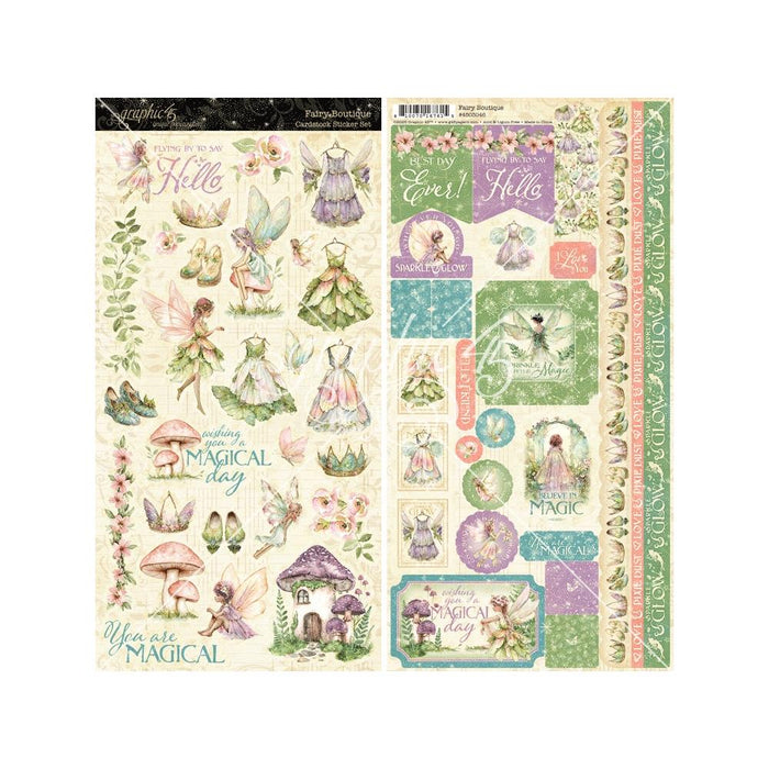 Graphic 45 Fairy Boutique - Sticker Set