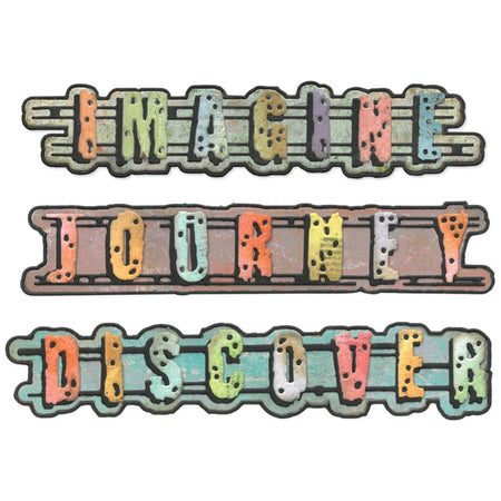 Sizzix Thinlits Die by Seth Apter - Word Wafers #1