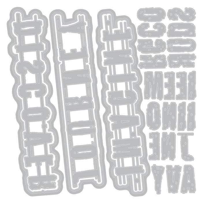 Sizzix Thinlits Die by Seth Apter - Word Wafers #1