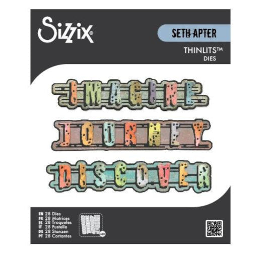 Sizzix Thinlits Die by Seth Apter - Word Wafers #1