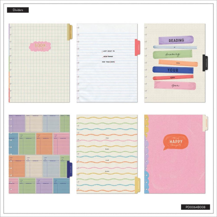 Me & My Big Ideas Happy Planner - Book Club 12 Month Big Disc Bound Planner