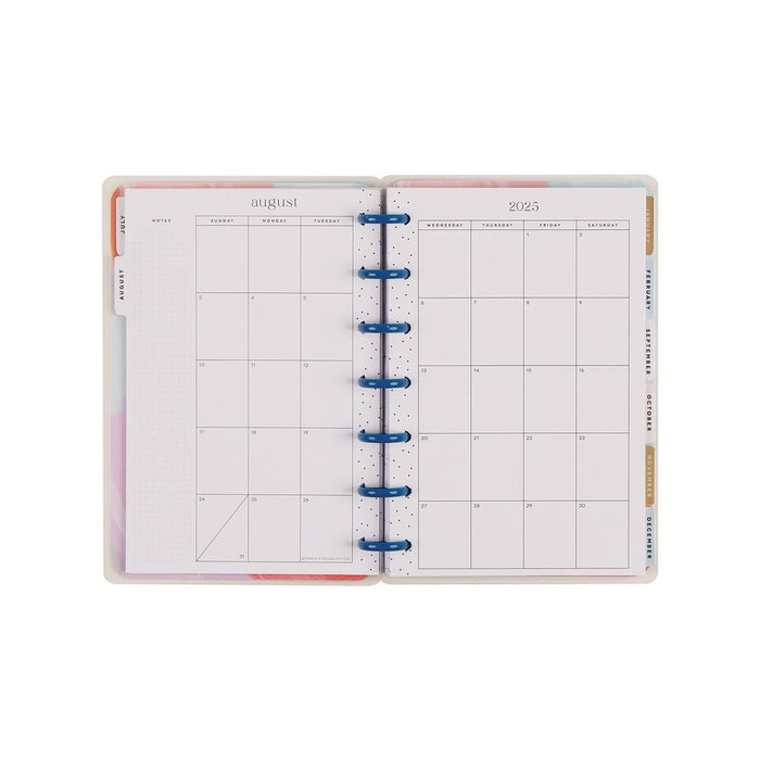 Me & My Big Ideas Happy Planner - Bright Scribbles 12 Month Mini Disc Bound Planner