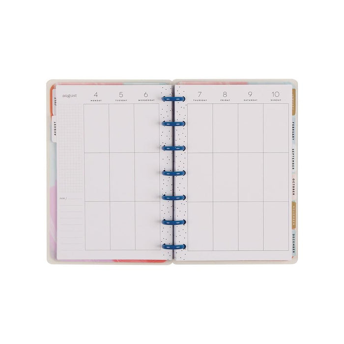 Me & My Big Ideas Happy Planner - Bright Scribbles 12 Month Mini Disc Bound Planner