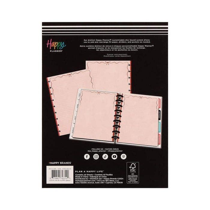 Me & My Big Ideas Happy Planner - Sweet Studies Classic Fill Paper