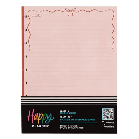 Me & My Big Ideas Happy Planner - Sweet Studies Classic Fill Paper