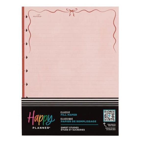 Me & My Big Ideas Happy Planner - Sweet Studies Classic Fill Paper