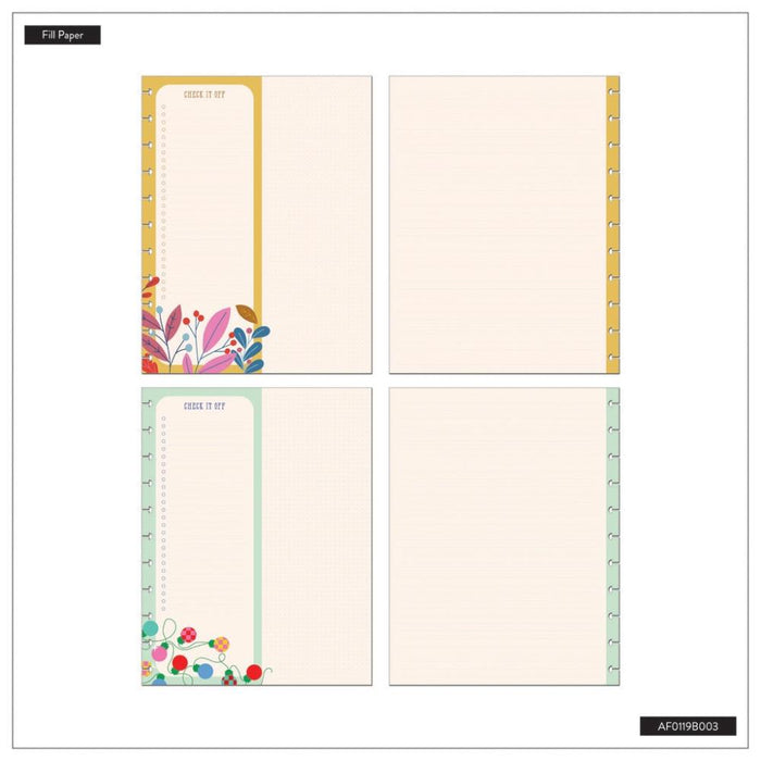 Me & My Big Ideas Happy Planner - Teaching Seasons Big Fill Paper