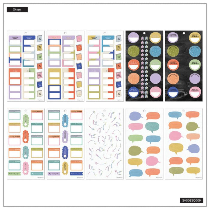 Me & My Big Ideas Happy Planner - Reading Classic Sticker Value Pack