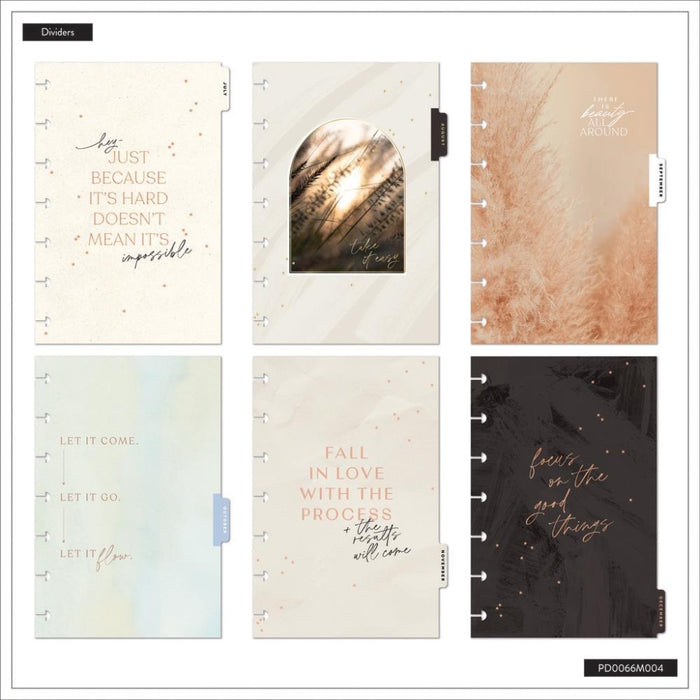 Me & My Big Ideas Happy Planner - Dainty Neutrals 12 Month Mini Disc Bound Planner