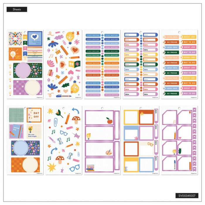 Me & My Big Ideas Happy Planner - Heart Work Sticker Value Pack