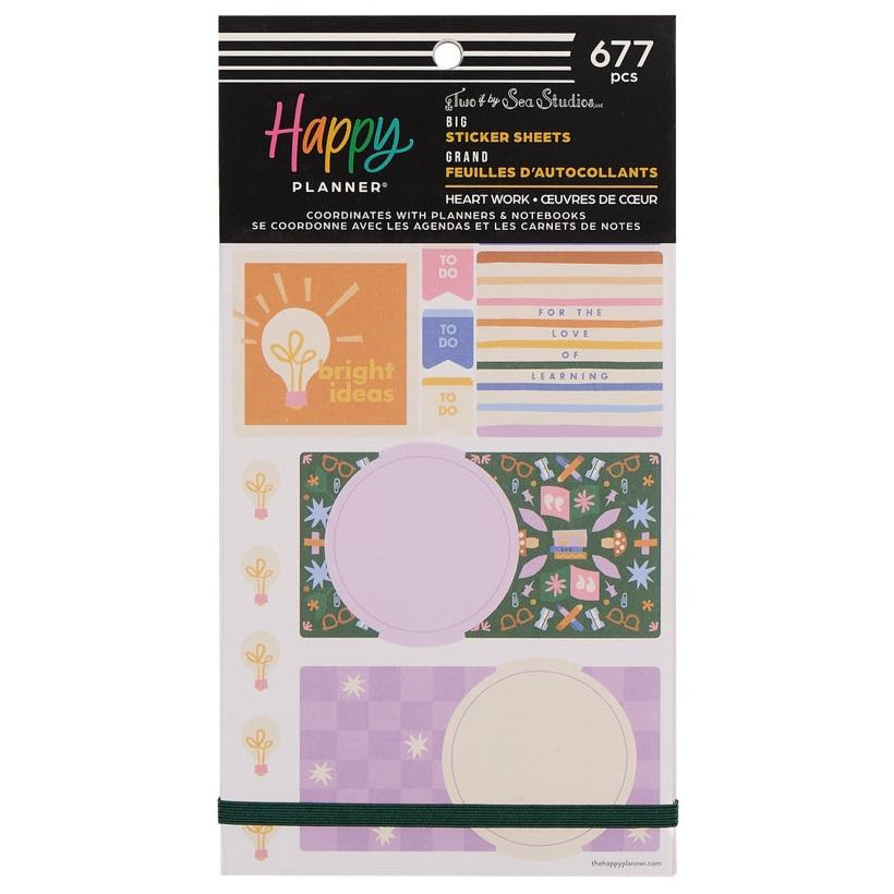 Me & My Big Ideas Happy Planner - Heart Work Sticker Value Pack