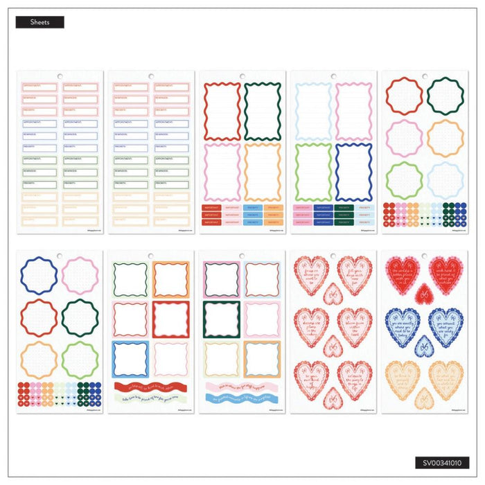 Me & My Big Ideas Happy Planner - Everyday Coquette BIG Sticker Value Pack