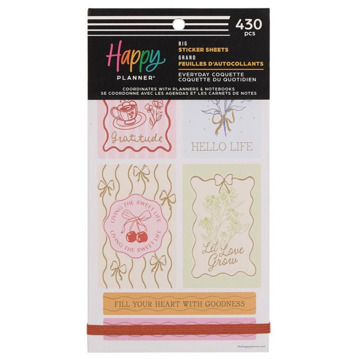 Me & My Big Ideas Happy Planner - Everyday Coquette BIG Sticker Value Pack