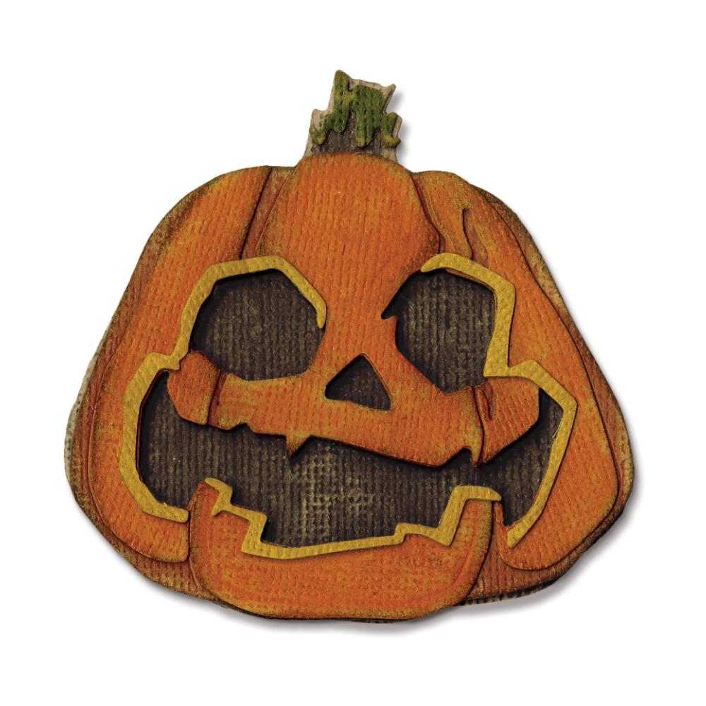 Sizzix Tim Holtz Thinlits Die - Layered Jack-O-Lantern