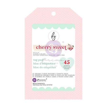 Prima Cherry Sweet - Tag Pad