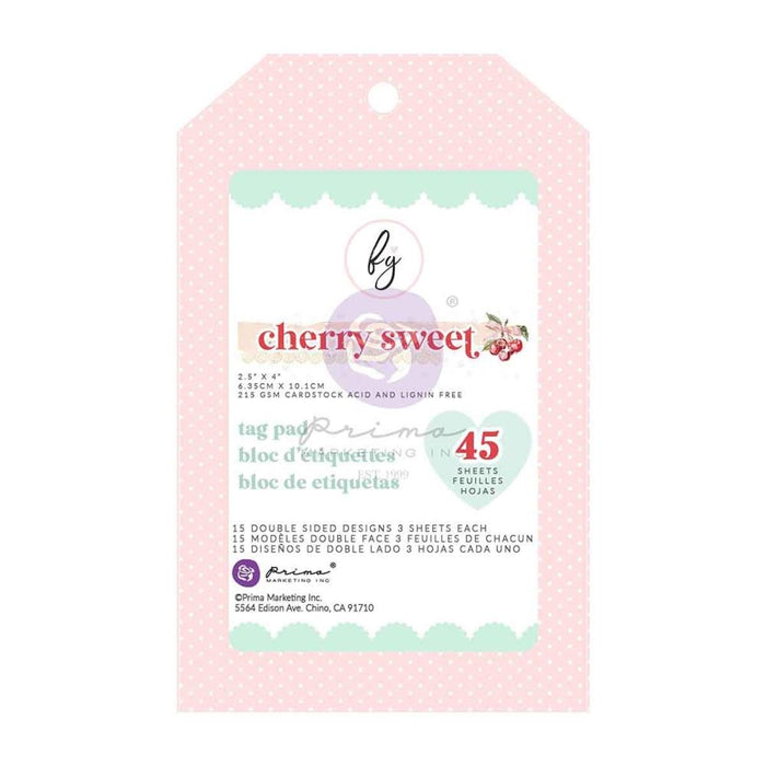 Prima Cherry Sweet - Tag Pad