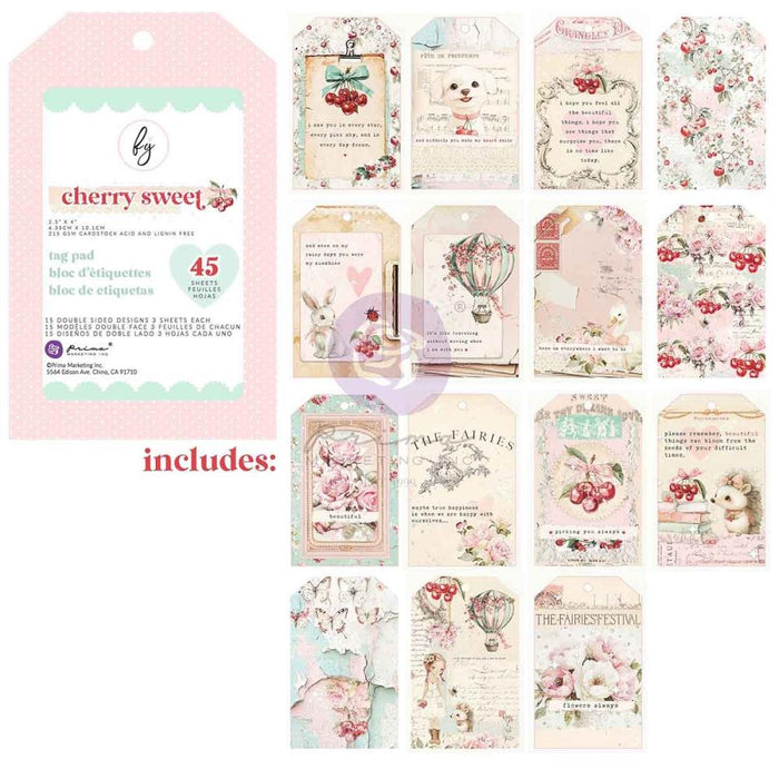 Prima Cherry Sweet - Tag Pad