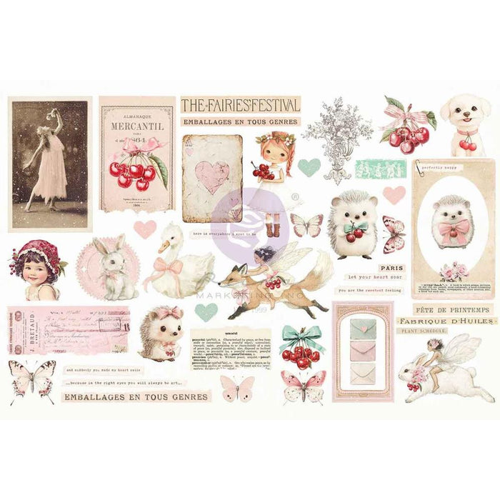 Prima Cherry Sweet - Daydreams Ephemera 90 Piece