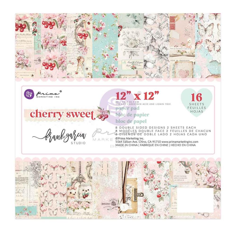 Prima Cherry Sweet - 12x12 Paper Pack — Papermaze