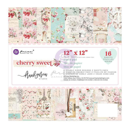 Prima Cherry Sweet - 12x12 Paper Pack