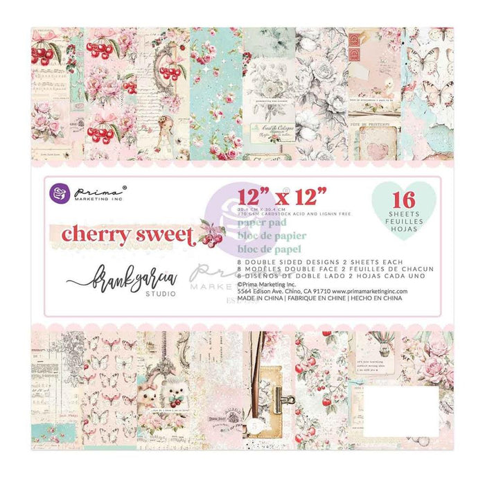 Prima Cherry Sweet - 12x12 Paper Pack