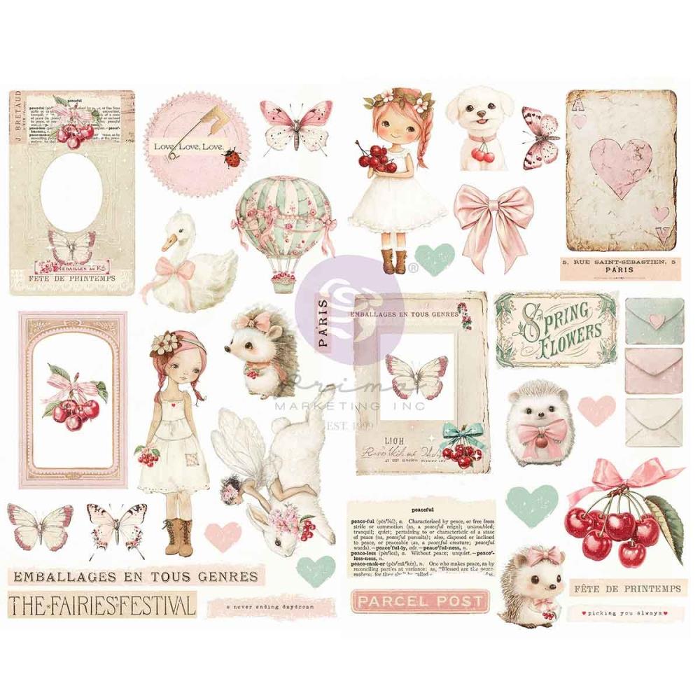 Prima Cherry Sweet - Chipboard Stickers