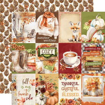 Simple Stories Simple Vintage Autumn Breeze - 3x4 Elements