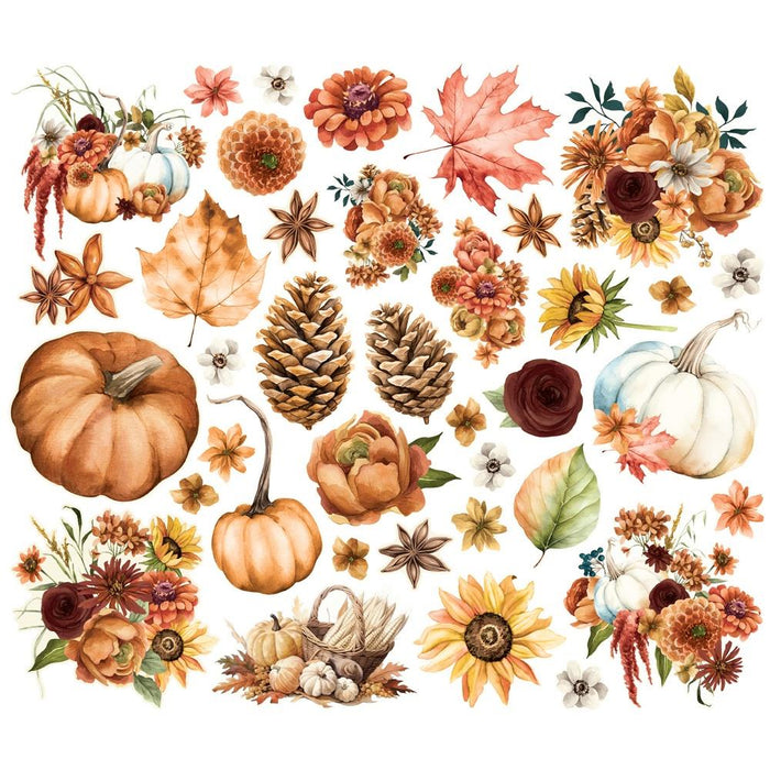 Simple Stories Simple Vintage Autumn Breeze - Floral Bits & Pieces