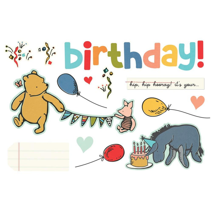 Simple Stories Say Cheese Classic Pooh Birthday - Page Pieces