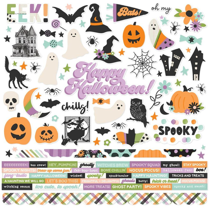 Simple Stories Spooky Things - Element Stickers