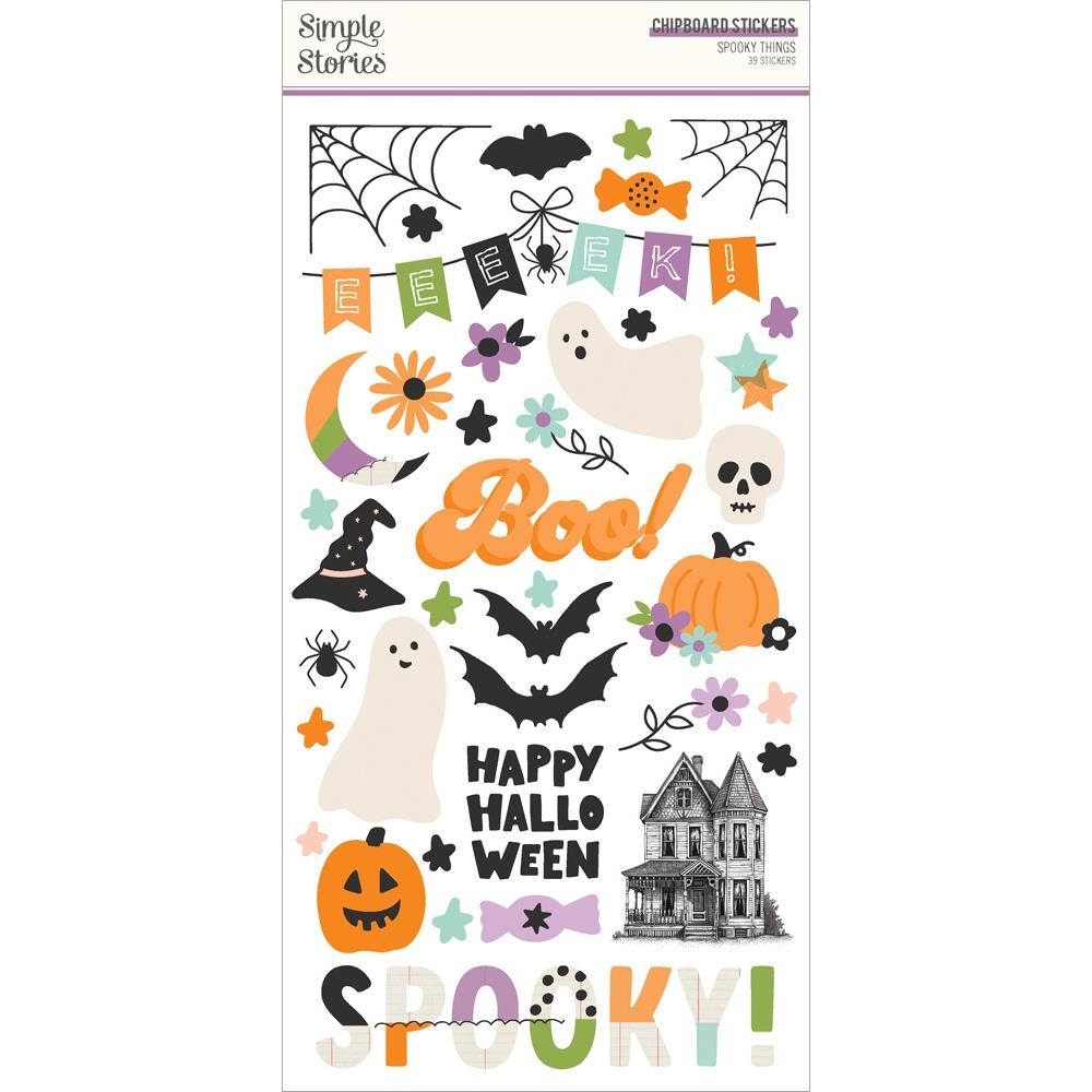 Simple Stories Spooky Things - Chipboard Stickers