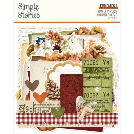Simple Stories Simple Vintage Autumn Breeze - Ephemera