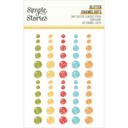 Simple Stories Say Cheese Classic Pooh Birthday - Glitter Enamel Dots
