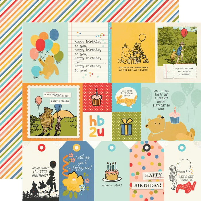 Simple Stories Say Cheese Classic Pooh Birthday - Elements 1